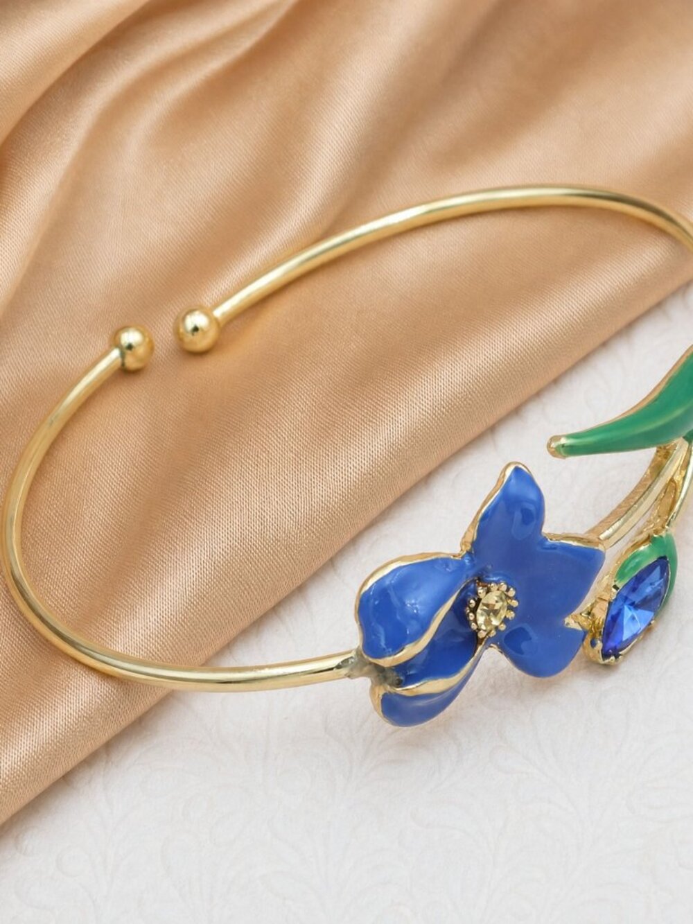 Betsey Johnson Floral Bangle